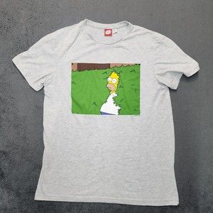 Primark Gray Short Sleeve Tee with Cartoon Print